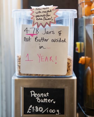 Lockdown has seen Eco Larder not only introduce cargo bike deliveries, but a click and collect service. Photograph: Sophie Gerrard/Guardian