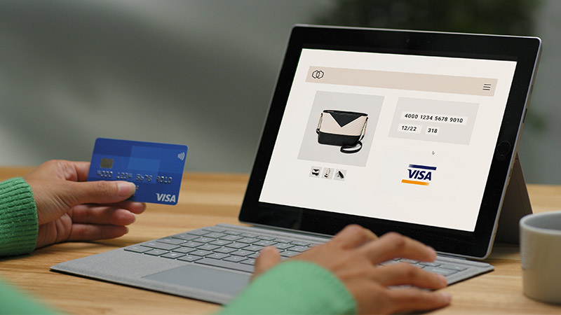 Visa Checkout technology ensures your details are saved securely online