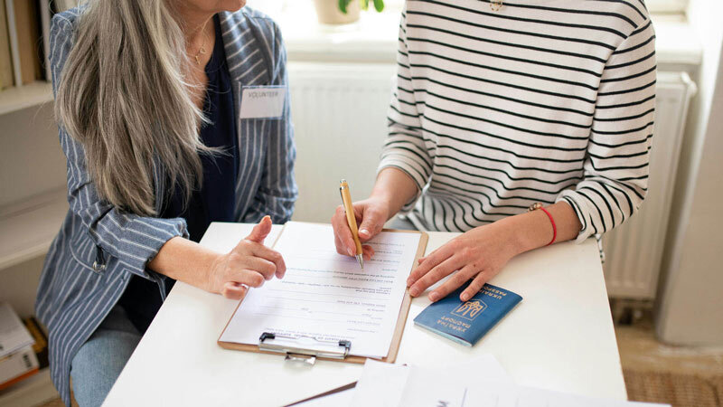 signing forms